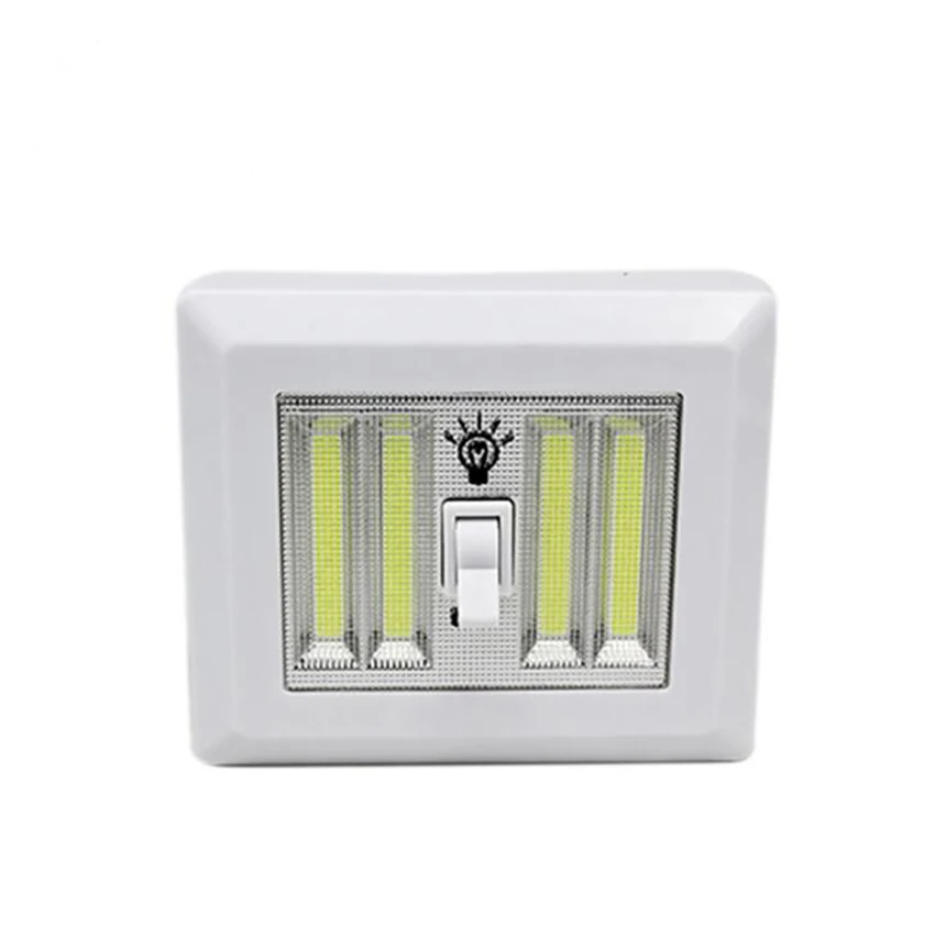 Luz ultra brilhante magnética da noite do armário sem fio do interruptor iluminado da parede do diodo emissor de luz da espiga para corredores, quartos a pilhas