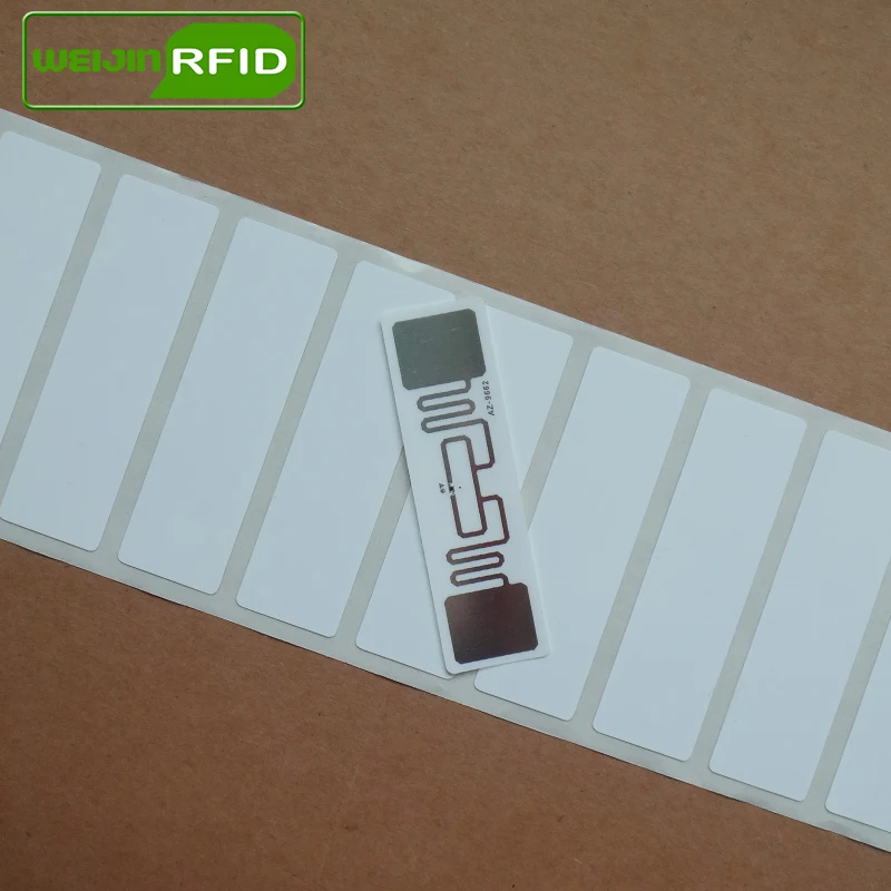 UHF RFID tag sticker Alien9962 EPC6C printable PET label 915m860-960MHZ Higgs9 1000pcs free shipping adhesive passive RFID label