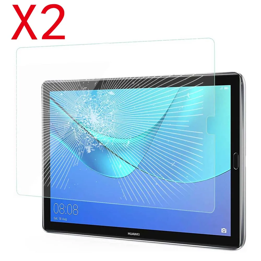 

2Pcs Tablet Tempered Glass Screen Protector Cover for Huawei MediaPad M6 10.8 Inch Full Coverage Anti-Shatter Screen