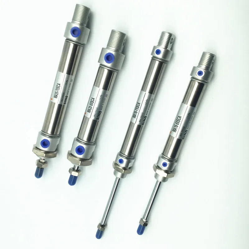 Mini cylinder pneumatic cylinder  MA16-25 MA16-50 MA16-75 MA20-50SCM MA20-150CA MA20-50U Non-standard travel can be customized