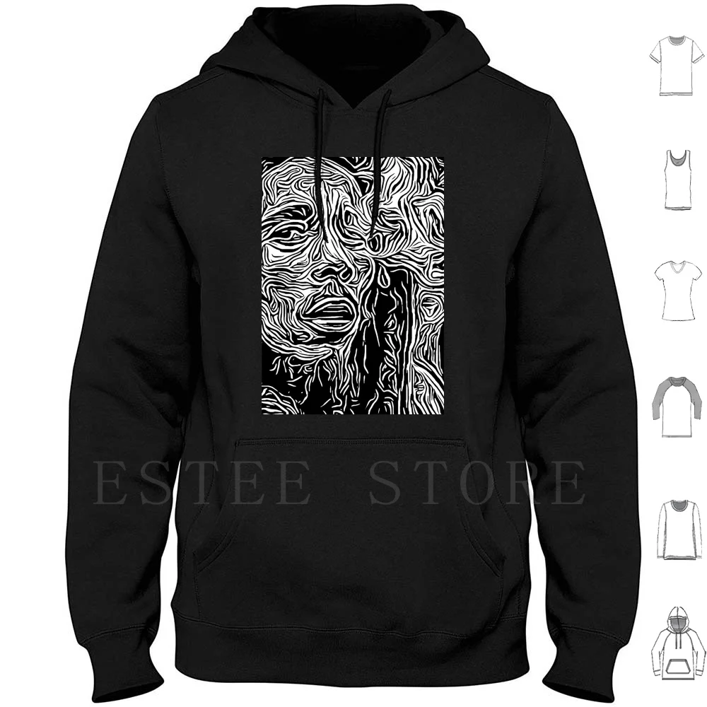 Trippy Marley Weed Print Hoodies Trippy Marley Weed Rasta Reggae Legend Smoking Inspired