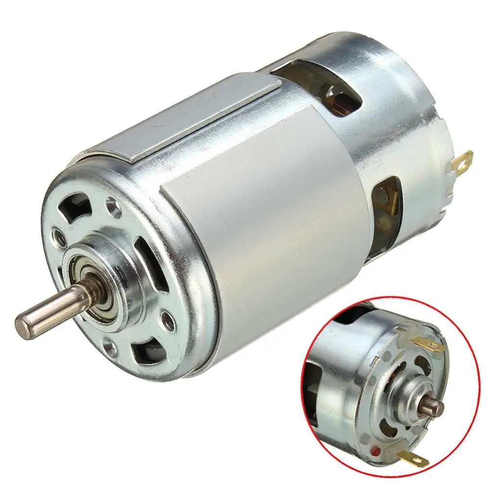 50% heiße Verkäufe DC 12V-36V 3500-9000RPM 775 Große Drehmoment Motor Kugellager Elektrische maschine