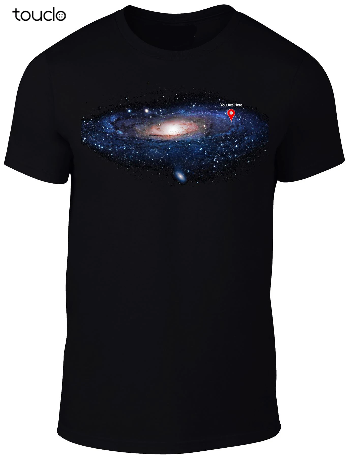 You Are Here Men\'s T-Shirt Space Map Stars Science Solar System Galaxy Infinity