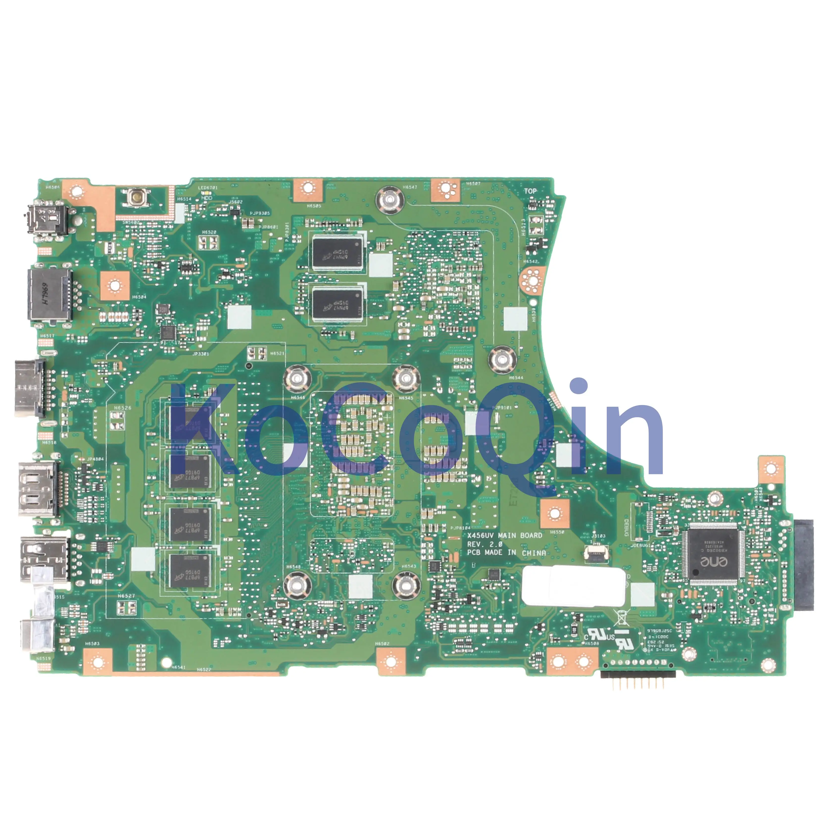 X456UV For ASUS X456UJ X456UVK X456UB F456U X456UV I5-6200U Notebook Mainboard REV.2.0 SR2EY N16S-GMR-S-A2 Laptop Motherboard