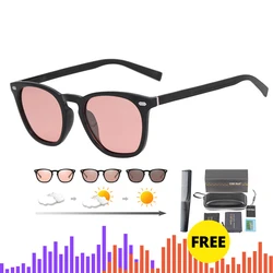 Brand Photochromic Sunglasses Women Luxury Brand Designer Polarized Sunglasses Chameleon Vintage Light adaptive Sunglasses Woman
