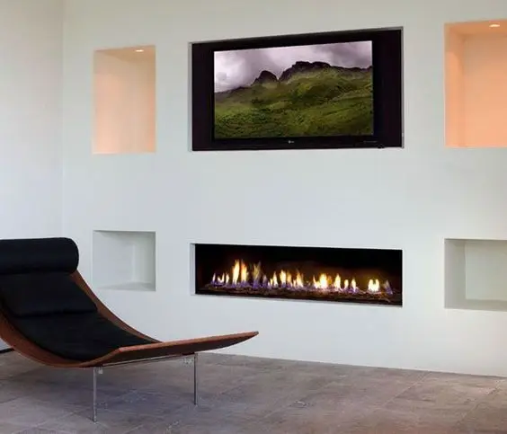 

21 AUG Inno-Fire 36 inch silver or black wifi remote burner modern fire place indoor