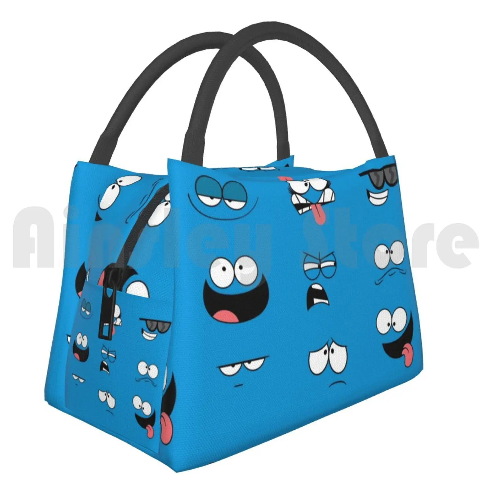 

Portable Insulation Bag The Faces Of Bloo-Foster'S Home For Imaginary Friends