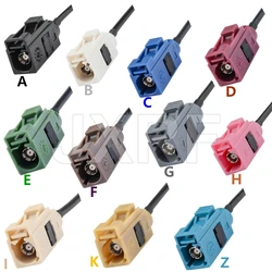 FAKRA Kabel A B C D E F G H I K Z Type vrouwelijke pigtail RG174 Autoradio Antenne Verlengkabel voor GPS RF Communicatiesystemen
