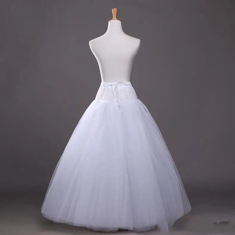 Vestido de tule macio para casamento, anágua, tamanho ajustável, saia de 3 camadas