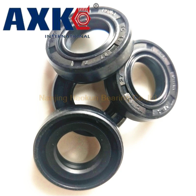 

AXK105x140x12/13/15 Black Nitrile Rubber NBR Two Double Lip Spring TC O Ring Gasket Radial Shaft Skeleton Oil Seal