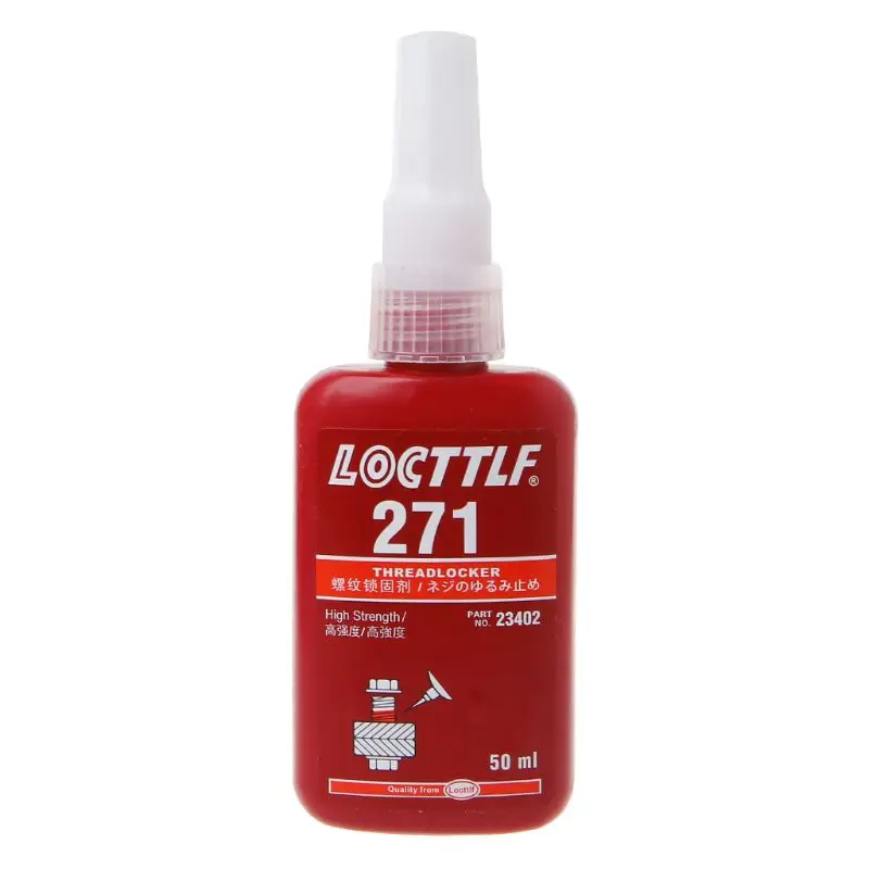 271 Thread Locker Adhesive Sealant Locktite Prevent Oxidation Screw Use 50ML