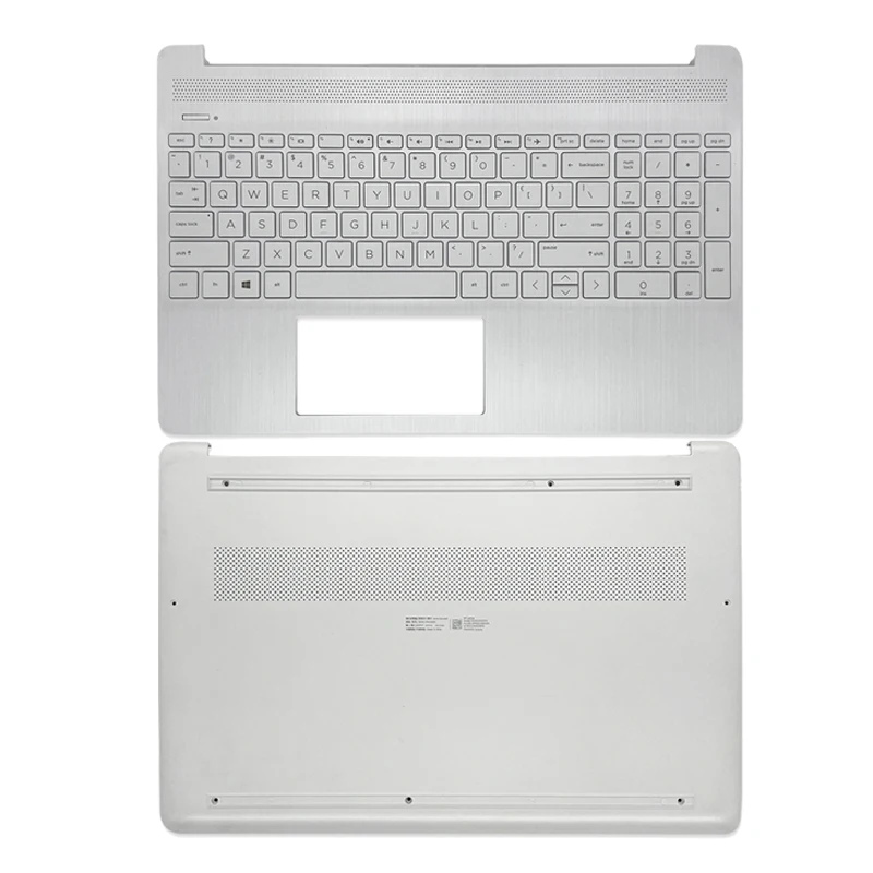 New Laptop Palmrest/Bottom Case For HP 15T-DY 15-EF 15S-EQ TPN-Q222 Upper Case With Keyboard White