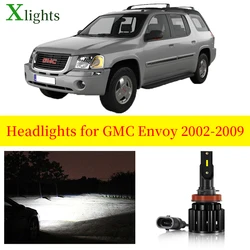 Xlights Car Bulb For GMC Envoy 2002 2003 2004 2005 2006 2007 2008 2009 Led Headlight Low High Beam Canbus Lamp Accessories Part