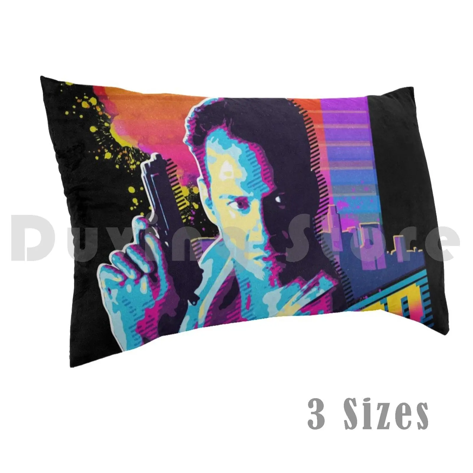 Live Softer Pillow Case Printed 35x50 Die Hard 80s 80s Action 80s Action Movie John Mcclane 90s Action Bruce