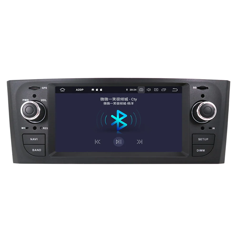 Android 13 dla Fiat Punto Linea 2007-2012 Radio samochodowe Nawigacja GPS Samochodowy odtwarzacz multimedialny Stereo Auto Wireless Carplay