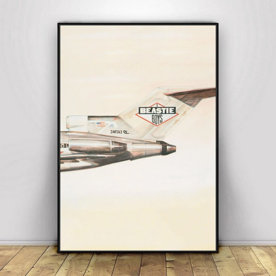 Beastie Boys Licensed To Ill Music Album Cover Poster Singer Rap Hip Hop Pop Music Star Canvas Poster Print (No Frame)