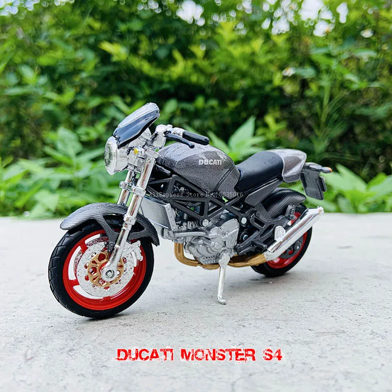 Maisto-modelo de motocicleta Ducati Monster S4 original, juguete de aleación, 16 estilos, colección de regalos, 1:18