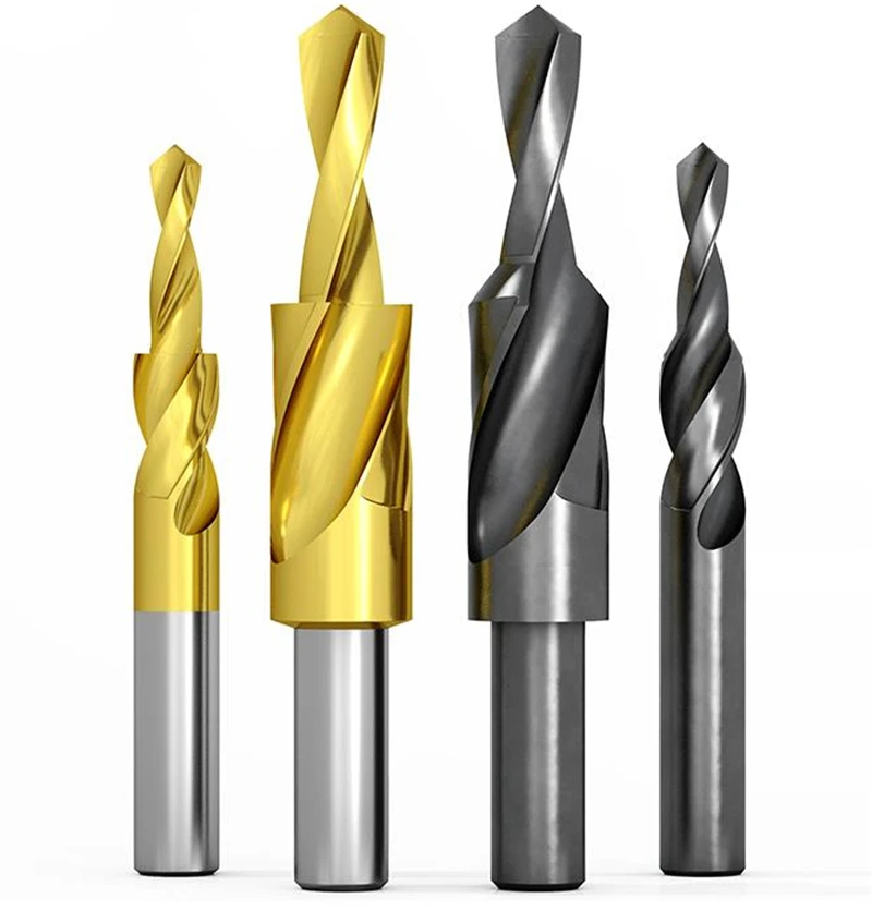 90/180 Degree M35 Cobalt/HSS Counterbore Twist Step Drill Bit For Metal Steel Drilling Hole And Chamfering M3M4M5M6M8M10M12