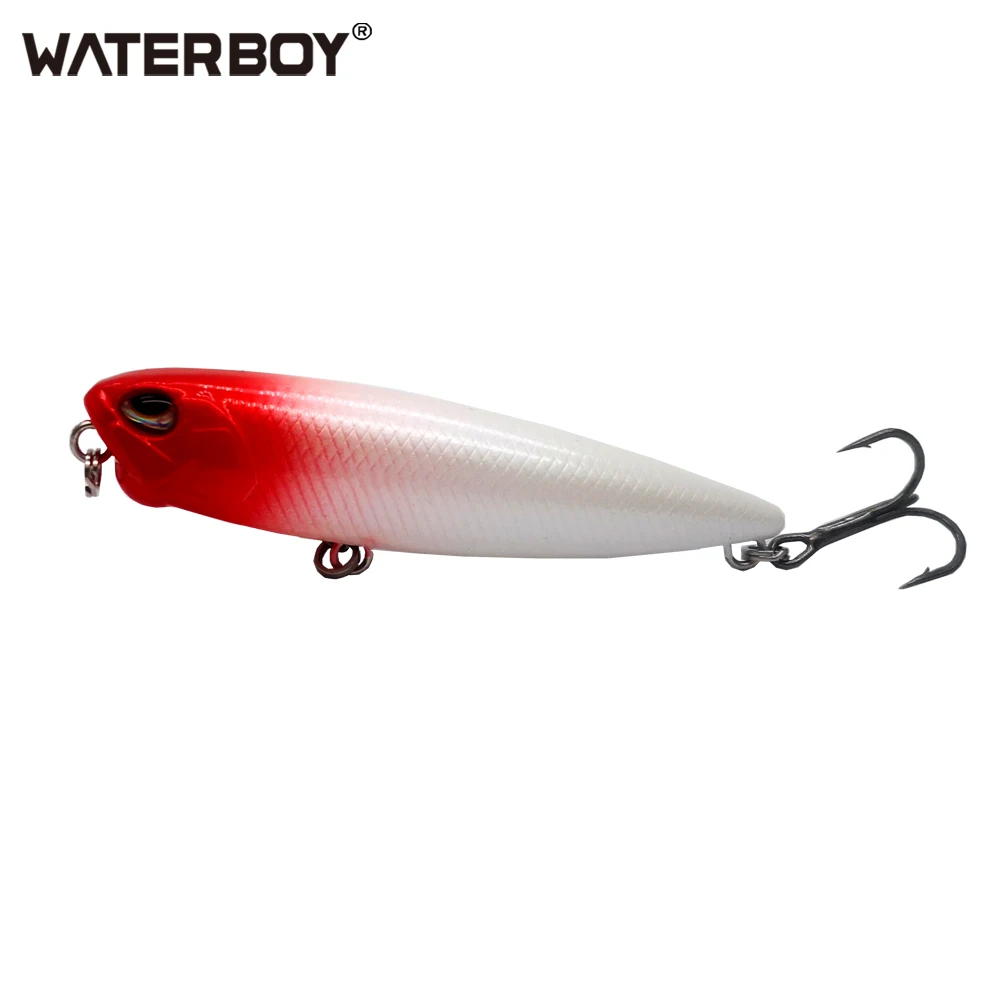 WATERBOY New Topwater Pencil Lure 6.5cm/5.5g Floating Hard Bait Whopper Plopper Fishing Pencil Lure