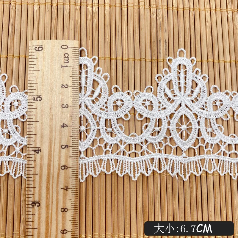 Embroid Hollow Lace DIY Pajamas Accessories Home Furnishings Women's clothing Bedding Wedding Dresses Sewing Garment Accessories