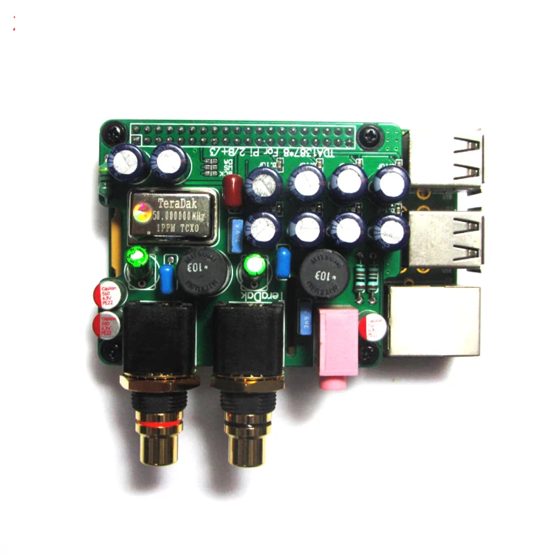 Imagem -04 - Placa de Expansão Codificador Pir Placa Áudio Digital Dac Decodificador I2s Interface para Raspberry pi Pi3 Pi2 b Mais 3b 4b Tda1387