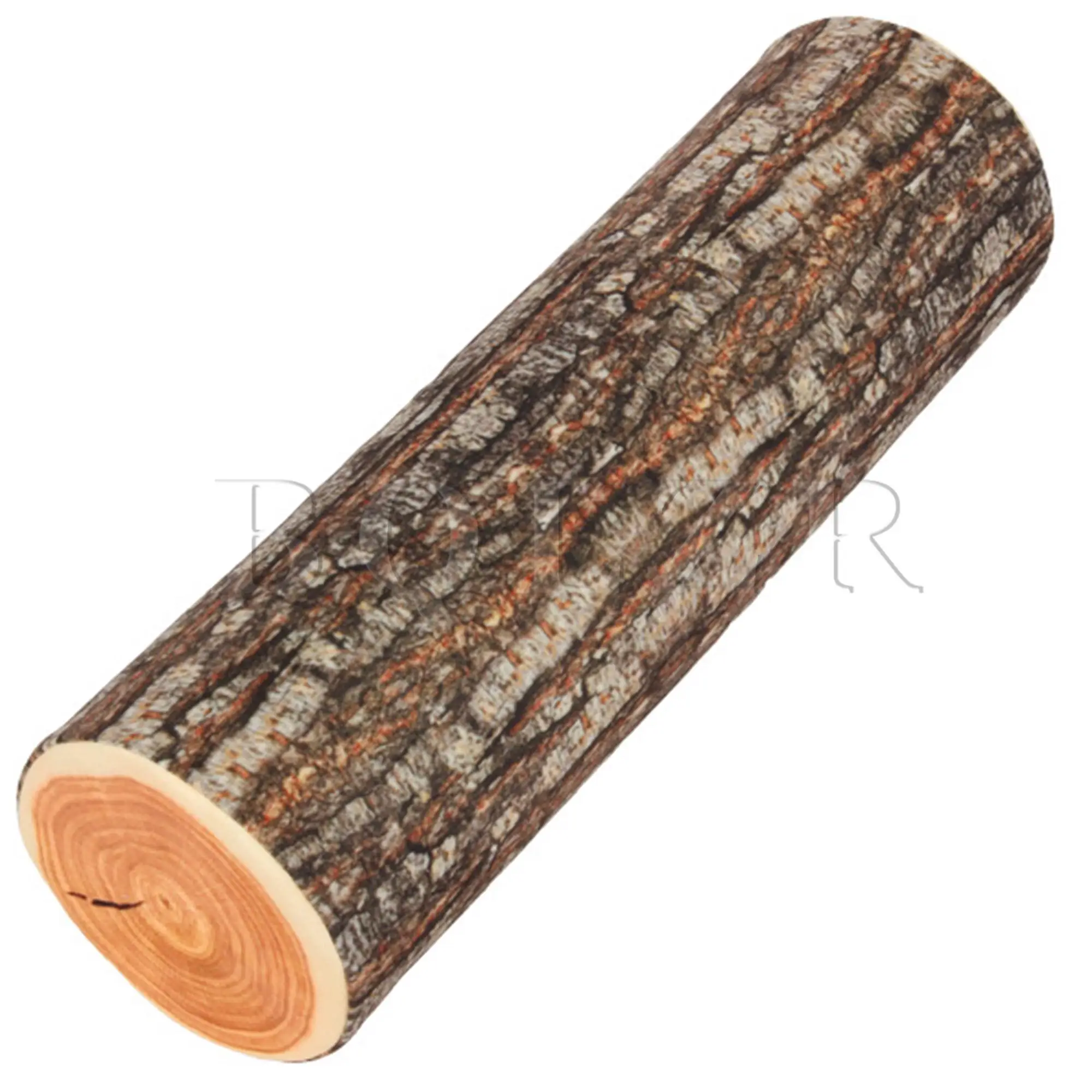 Round Throw Pillow Funny Wood Log Cylinder Floor Cushion for Home Decor