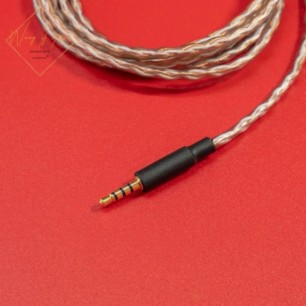 2.5Mm 4.4Mm Occ Balanced Audio Cable For Denon Ah-D1200 Ah-Gc25 Ah-Gc30 Shure Aonic 50 Headphones 3.5mm Stereo