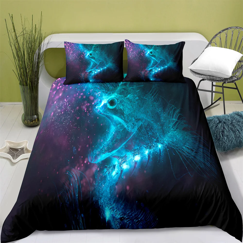 Home Textiles Printed Abstract Style Bedding Quilt Cover & Pillowcase 2/3PCS US/AE/UE Full Size Queen Bedding Set