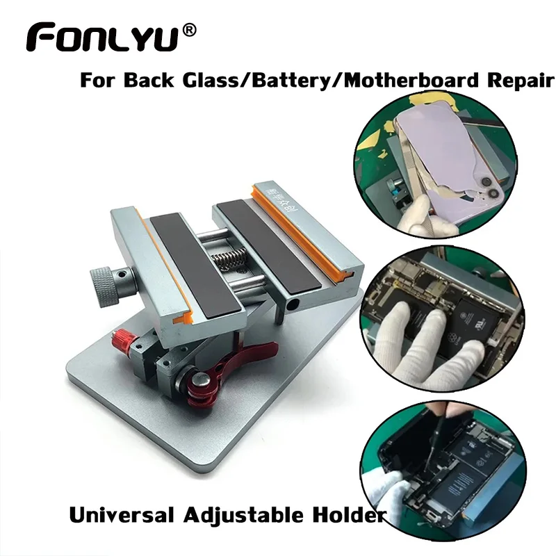 Universal Rotatable Holder Fixture For iPhone X 11 12 Pro Max Back Rear Glass Housing Motherboard Battery Phone Repair Tools