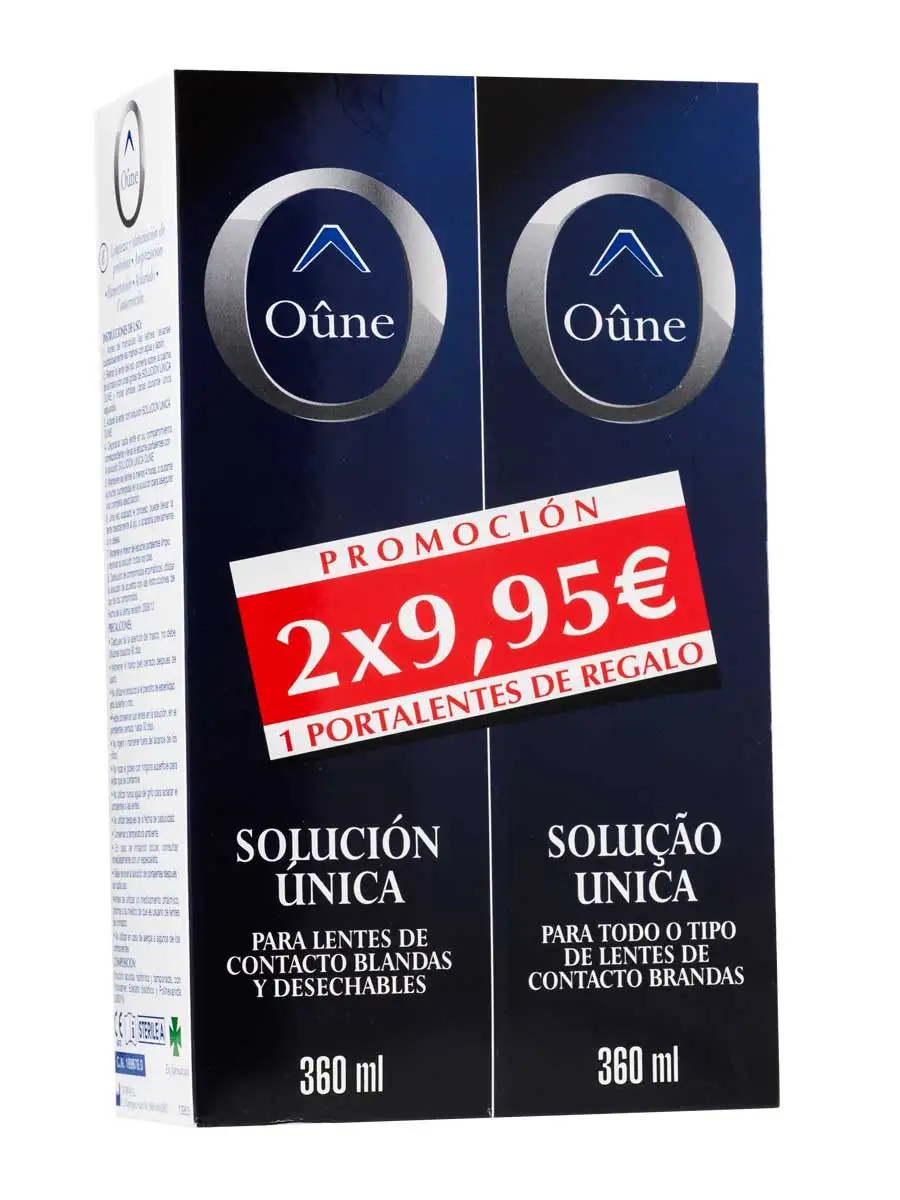 Oûne single solution 360 ml 2 units-liquid for contact lenses