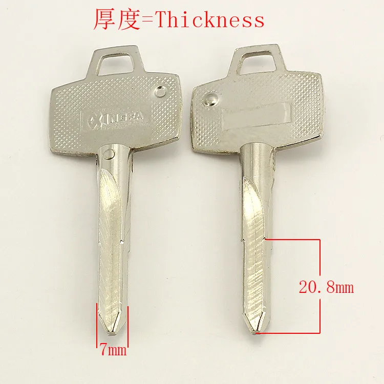 A089 Wholesale Locksmith Keymother Brass House Home Door Blank Empty Key Blanks Keys 10 pieces/lot