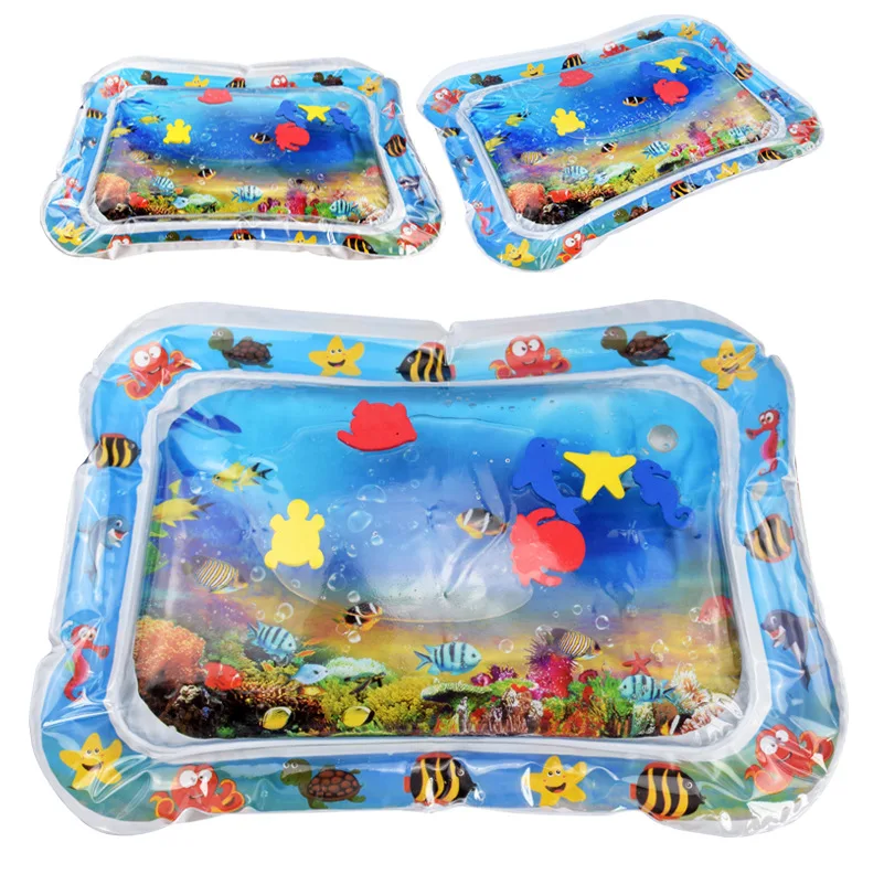 Funny Baby Water Mat 66*55cm Inflatable Patted Pad Cushion Infant Toddler Water Play Mat for Kids Education Developing Baby Toys