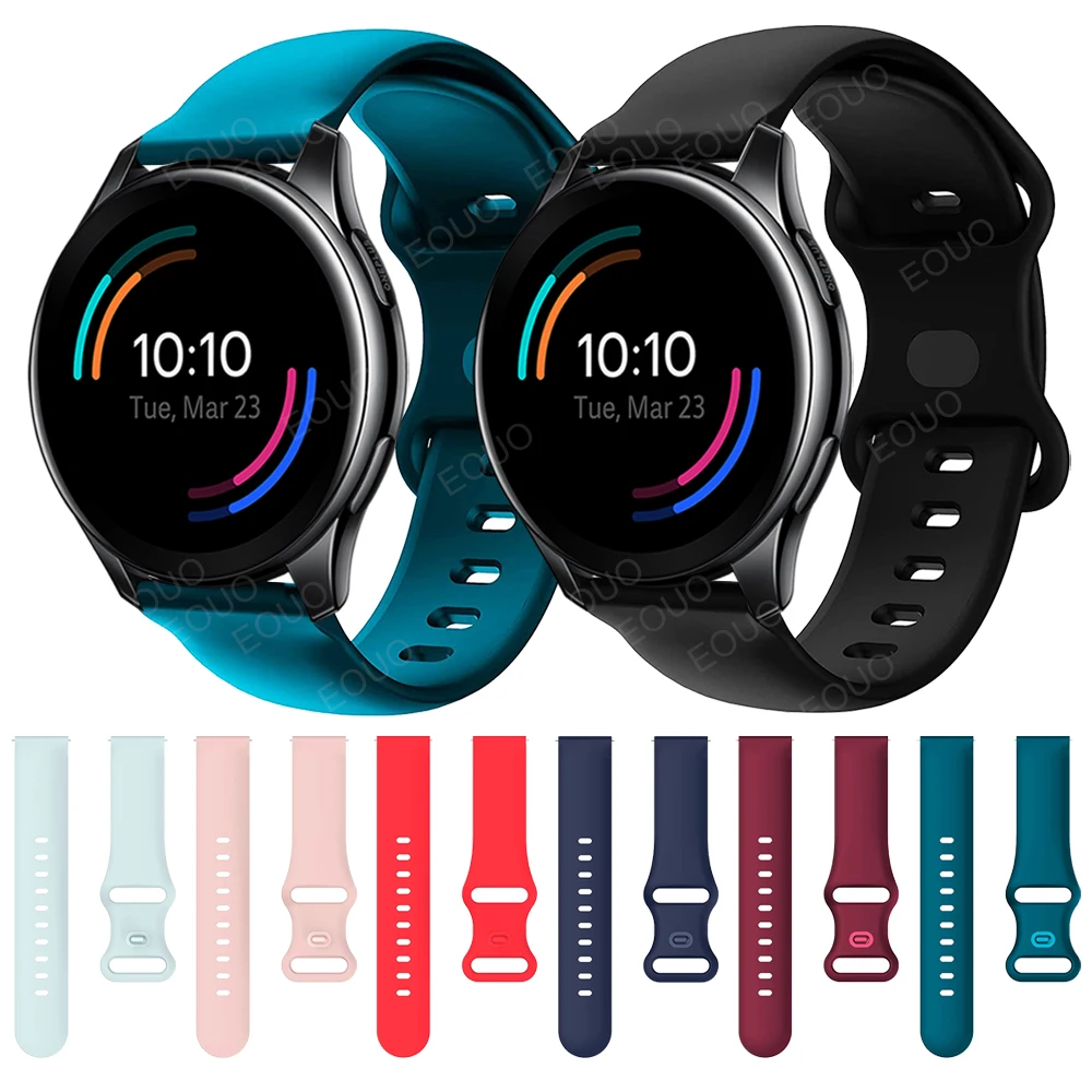 For Oneplus Watch Silicone Strap Watchband one plus Smartwatch Sport Band bracelet replace accessories Wristband watchstrap