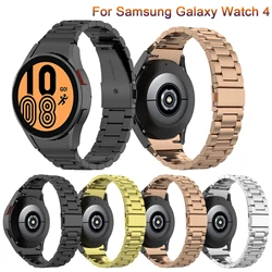 Steel Watchband For Samsung Galaxy Watch 4 Classic 46MM 42MM / Galaxy Watch4 40mm 44mm Smart Wristband Bracelet Strap Metal belt