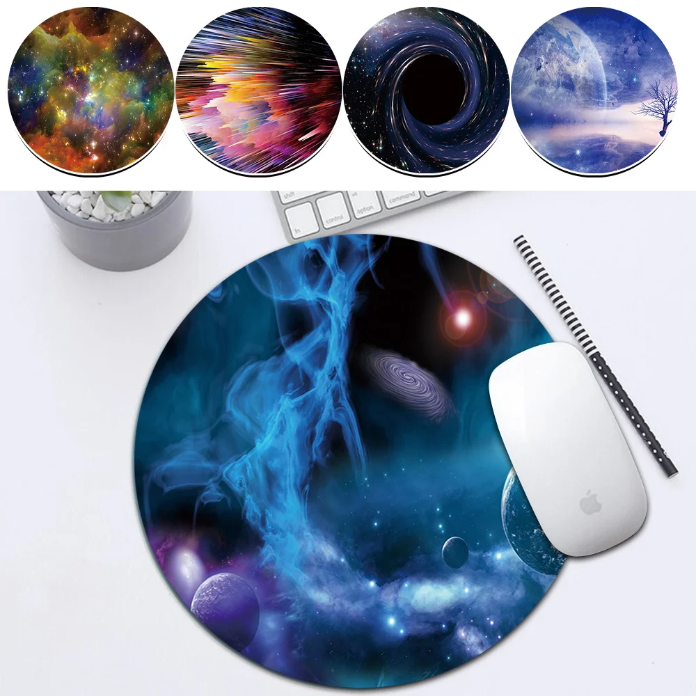 

Waterproof Mouse Pad Non-slip Mousepad High Quality Soft Mouse Mat for MacBook Xiaomi Lenovo 22x22 Cm Circular Mouse Pad