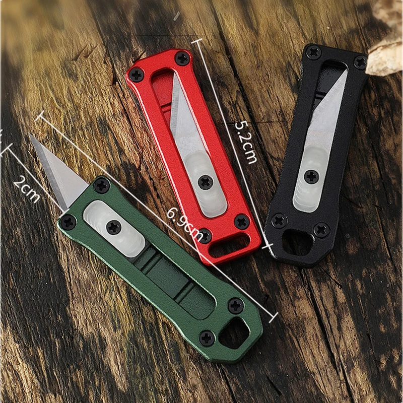 EDC Mini Portable Hangable Knife Multi-function Tool Paper Cut Outdoor Keychain Paper Knife Open envelope Knifvers 6 styles