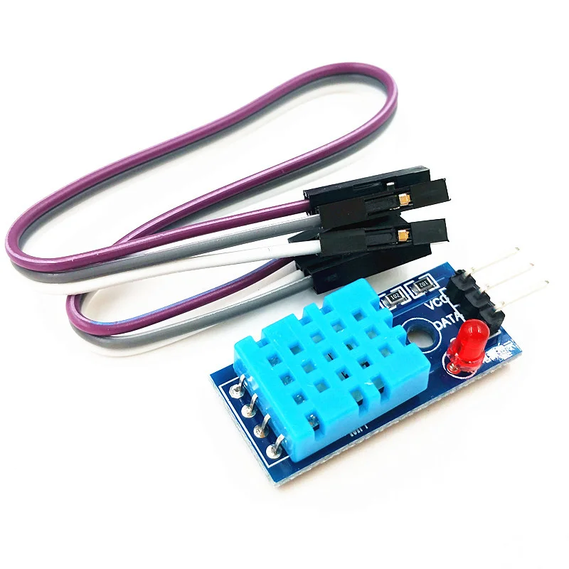 

Модуль датчика температуры и относительной влажности DHT11 для arduino Diy Kit со светодиодом