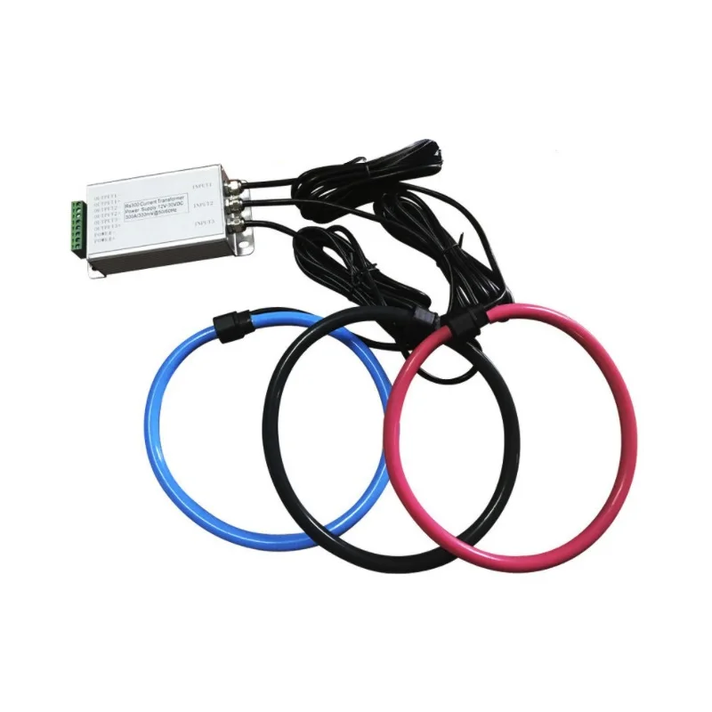 Imagem -04 - Fios de Rogowski do Sensor Atual Bobinas Flexíveis 10a200ka 0.33v 0.5v 1a Saída 4-20ma