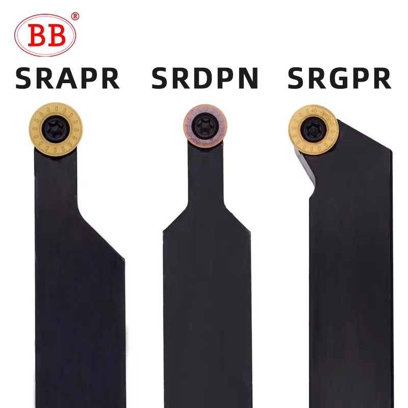 BB External Turning Lathe SRDPN SRGPR SRAPR CNC Machine Tool Cutter RPMT RPMW Insert Holder 1616 2020 2525