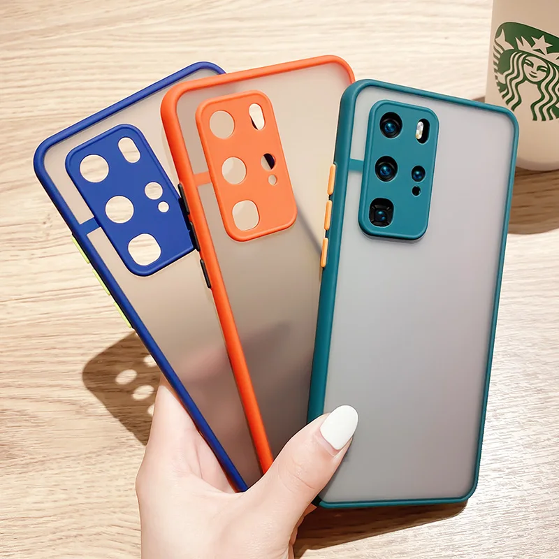 Matte Cartoon Case For Huawei Enjoy 20 Pro 10 Plus 9 Z P30 Pro P20 Y9 Prime 2019 Silicone Candy Color Cover For Huawei P40 Lite