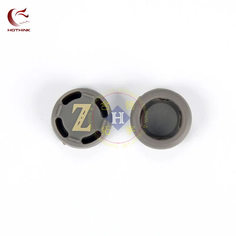 HOTHINK-Accesorios de tapas de agarre de silicona para Nintendo Switch, funda protectora para mando de NS, Joystick, 1 par