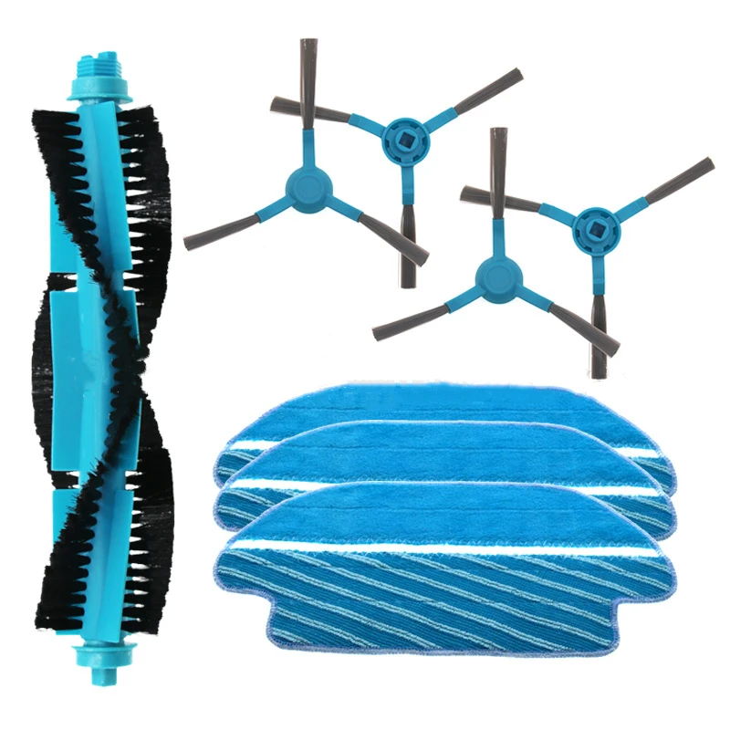 جهاز آلي لتنظيف الأتربة فرشاة رئيسية فرشاة جانبية قماش ممسحة متوافقة مع Conga 3490 Elite مكنسة كهربائية روبوتية إكسسوارات قطع غيار