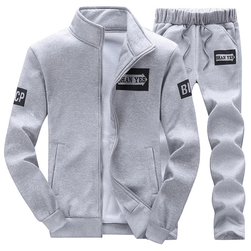 2 Two Pieces Sets Tracksuit Men Spring Autumn Sweatshirt Sweat Pants Hoodie Sportswear Male Suit Sports Clothes 2024 Winter