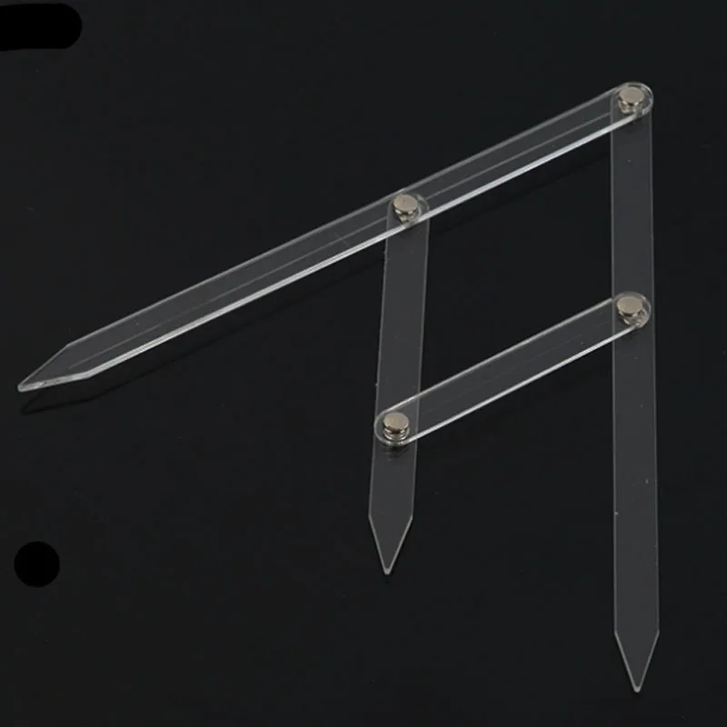 Acryl wenkbrauwliniaal permanente make-up wenkbrauwvormende stencilliniaal permanente make-up verhouding maatregel