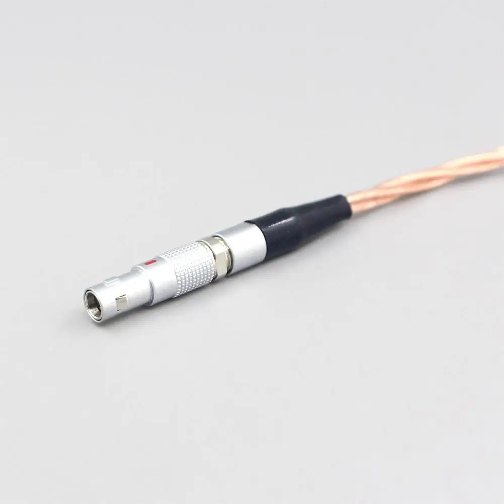 Silver Plated OCC Shielding Coaxial Earphone Cable For AKG K812 K872 Reference Headphone Headset LN007152