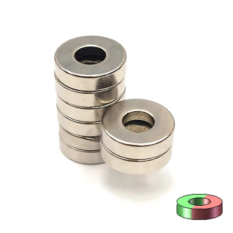 Diametrically NdFeB Magnet Ring Dia. 8x3x2 Tube N42 Precision Rotor Neodymium Permanent Sensor Magnets 8mm x 3mm 2mm