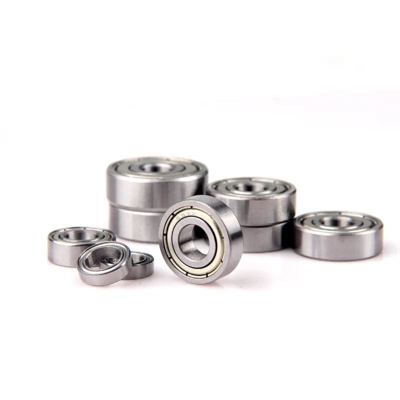 50pcs miniature bearing MR117 MR137 687 697 607 627 ZZ -2RS deep groove ball bearings Bore Size 7mm Inner Diameter