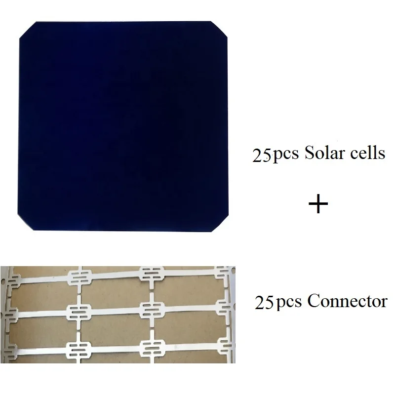 

Sunpower Flexible Monocrystalline Solar Cell 23.2% high efficiency 6W for diy flexible Solar panel 25pcs/Lot+25pcs Tabbing wire