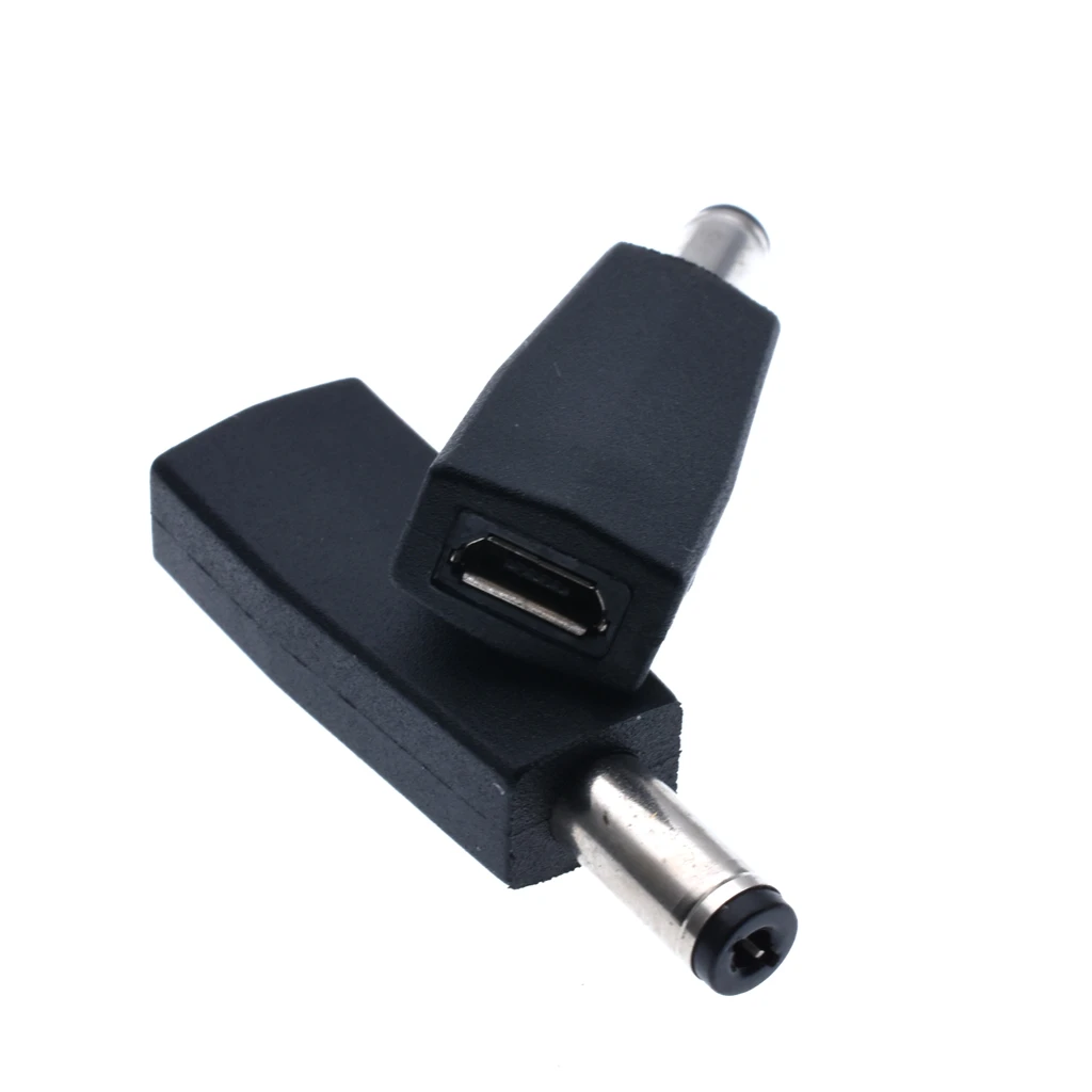 2pcs 5V Tablet Micro usb 2.0 female to DC 5.5x2.1 mm male Power Jack To DC 5.5*2.1 mm Power Connector Adapter 5V*