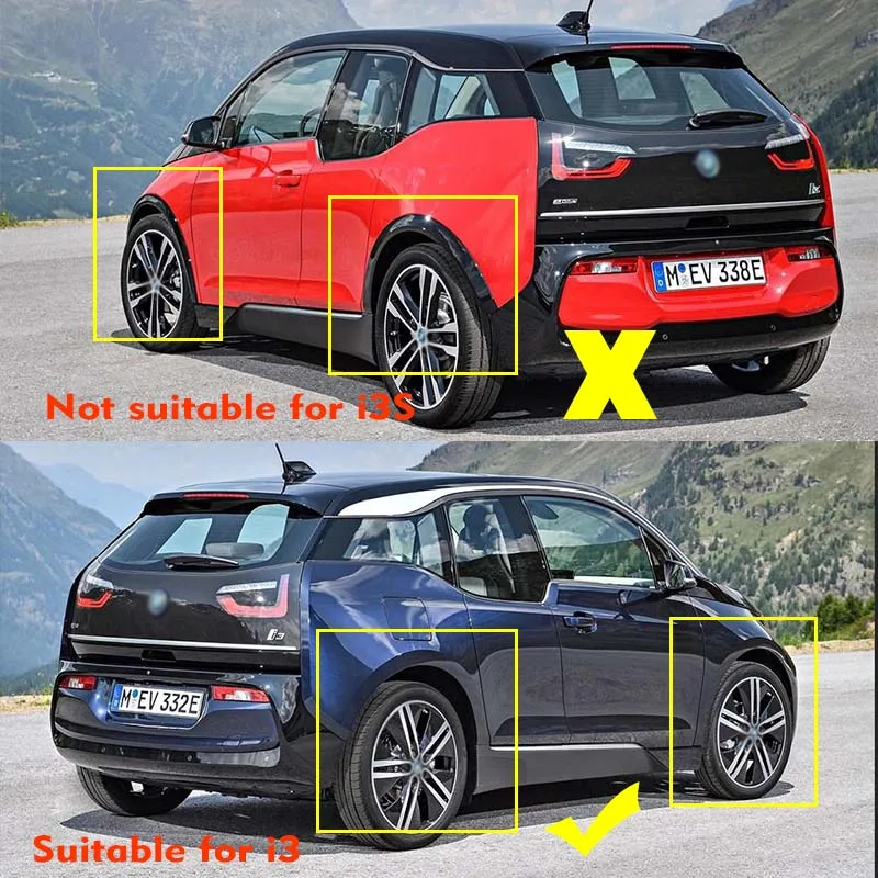 Mud flaps for BMW I3 electric Mudguards fender bmw i3 Mud flap splash Guard Fenders Mudguard car accessories Front Rear 4 pcs